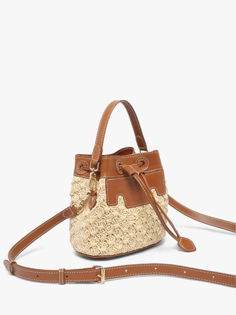 Cross Body Tas Capucine Xs Raffia En Leder Paul marius Beige raphia CAPUXRAP ander zicht 2