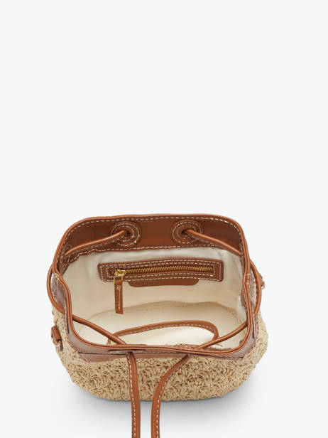 Cross Body Tas Capucine Xs Raffia En Leder Paul marius Beige raphia CAPUXRAP ander zicht 3