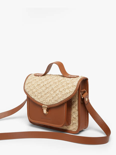 Cross Body Tas Melle George Raffia En Leder Paul marius Beige raphia GEORGRAP ander zicht 2