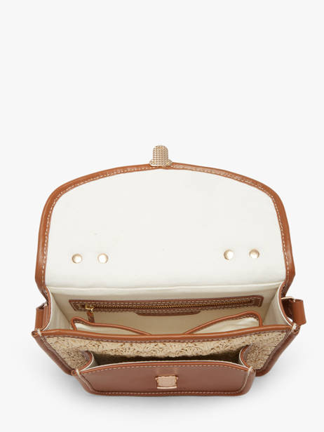 Cross Body Tas Melle George Raffia En Leder Paul marius Beige raphia GEORGRAP ander zicht 3