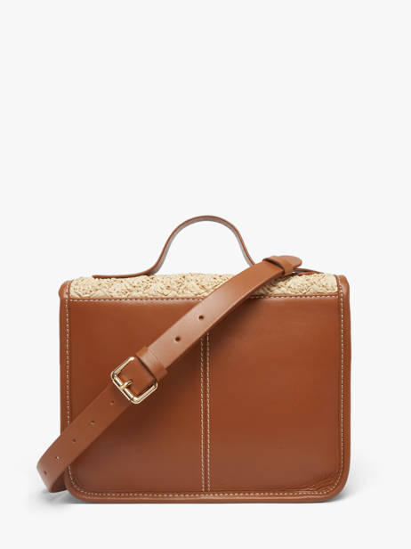Cross Body Tas Melle George Raffia En Leder Paul marius Beige raphia GEORGRAP ander zicht 4
