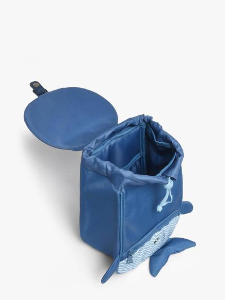 Mini Rugzak Tann's Blauw ecole des tann's 64511 ander zicht 3
