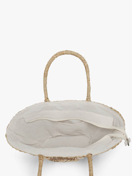 Schoudertas Straw Stro Miniprix Beige straw B468 ander zicht 2