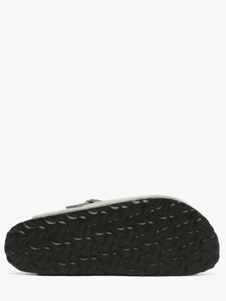 Slippers Boston Uit Leder Birkenstock Grijs women 1031657 ander zicht 5