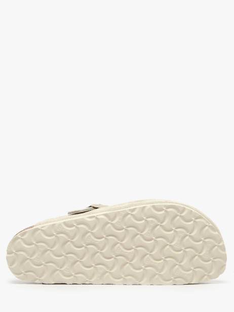 Slippers Boston Uit Leder Birkenstock Wit women 1031662 ander zicht 5