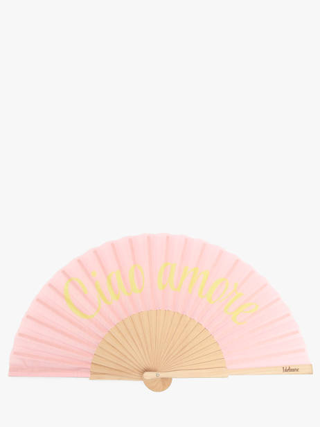 Handwaaier Ines de laure Roze eventail EVENTAIL