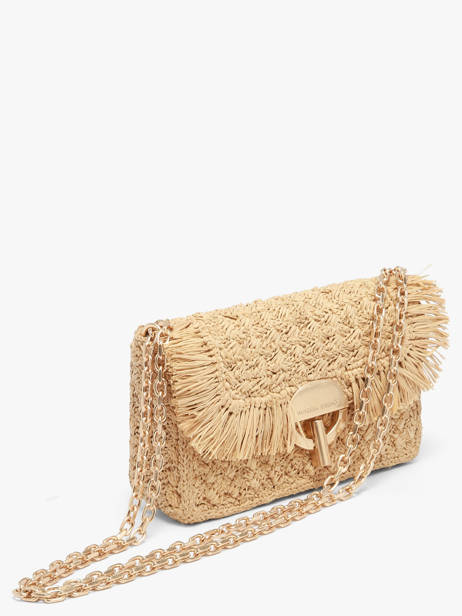 Cross Body Tas Moon Raphia Raphia Vanessa bruno Beige moon raphia 73V40326 ander zicht 2