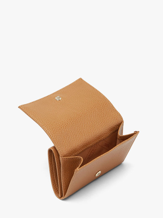 Longchamp Le foulonné Portefeuille Bruin