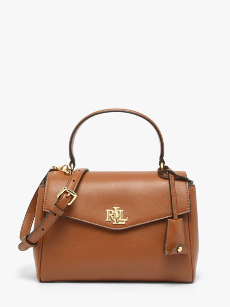 Cross Body Tas Farrah Leder Lauren ralph lauren Bruin farrah 31P15611