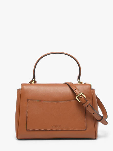 Cross Body Tas Farrah Leder Lauren ralph lauren Bruin farrah 31P15611 ander zicht 4