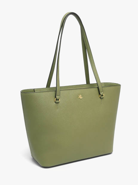 Schoudertas Medium Karly Leder Lauren ralph lauren Groen karly 31924351 ander zicht 2