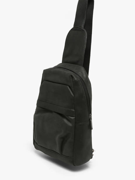 Cross Body Tas Achilles Leder Arthur & aston Zwart achille 2 ander zicht 1