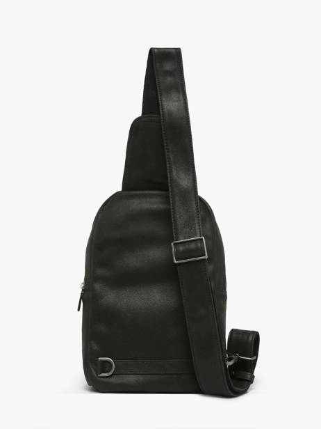 Cross Body Tas Achilles Leder Arthur & aston Zwart achille 2 ander zicht 3