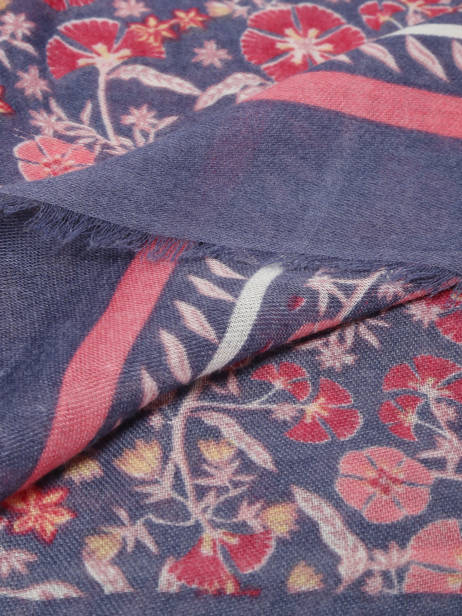 Foulard Gerard pasquier Blauw foulard P25106 ander zicht 1