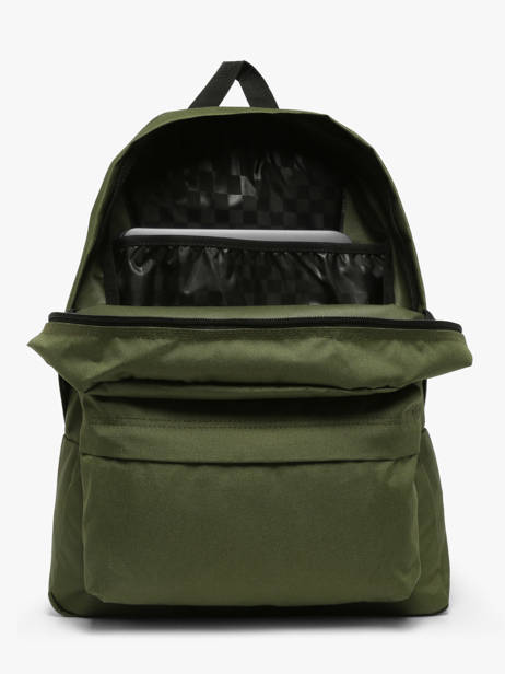 Rugzak 1 Compartiment Vans Groen backpack VN00103A ander zicht 3