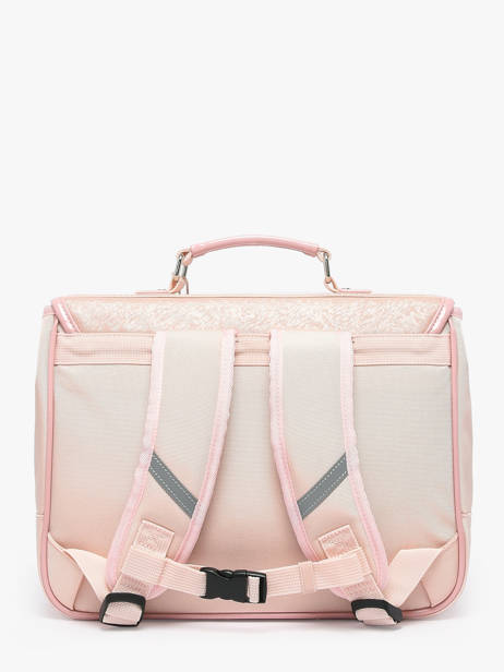 Boekentas 1 Compartiment Caramel et cie Roze boheme FI ander zicht 4