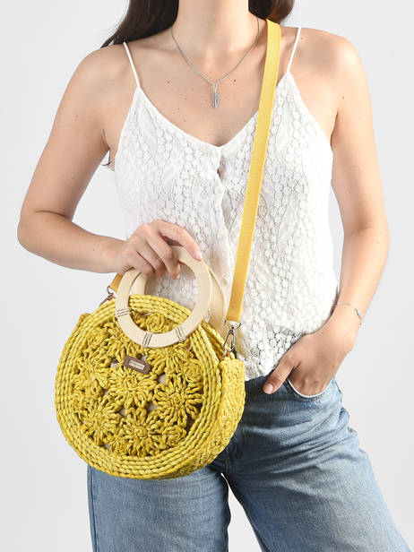Cross Body Tas Mediterranee Papier Les tropeziennes Geel mediterranee TZ03 ander zicht 1