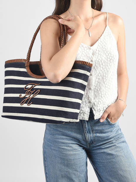 Schoudertas Th Elevated Summer Tommy hilfiger Blauw th elevated summer AW18400 ander zicht 1