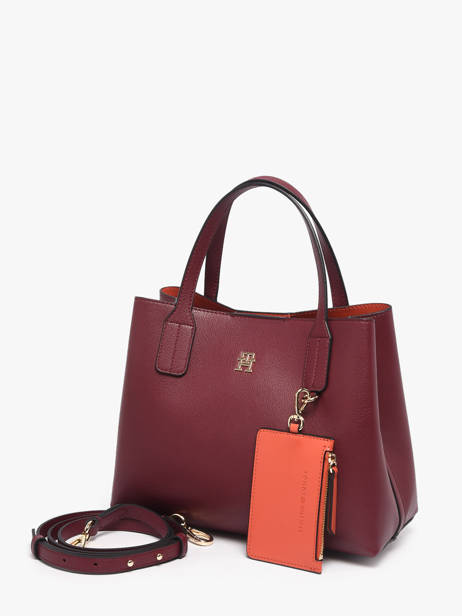 Handtassen Th Icon Tommy hilfiger Rood th icon AW18722 ander zicht 1