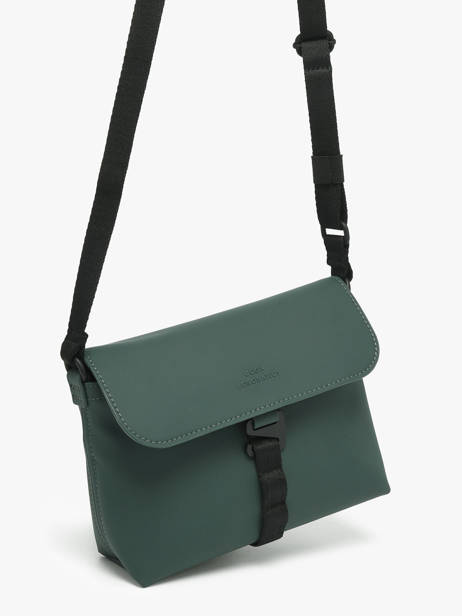Cross Body Tas City Gerecycleerd Polyester Ucon acrobatics Groen city YURI ander zicht 2
