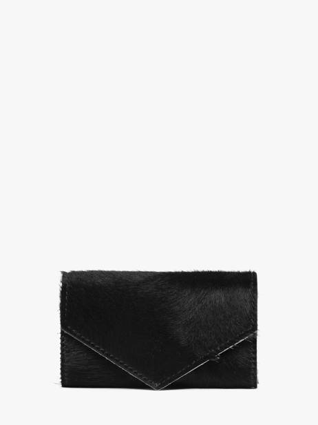 Portemonnee Agnes Leder Etrier Zwart agnes EAGN5018