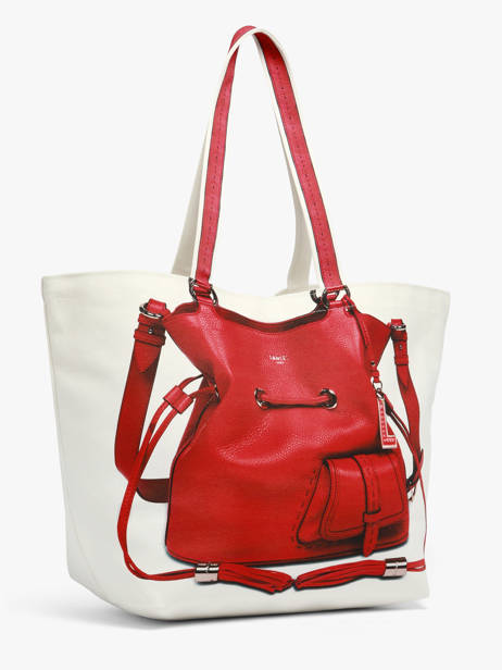 Schoudertas 150 Ans Lancel Rood 150 ans A14372 ander zicht 2