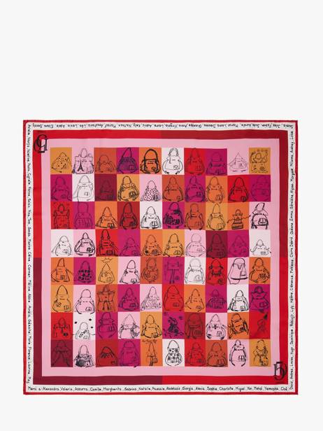 Foulard Lancel Rood 150 ans A14215