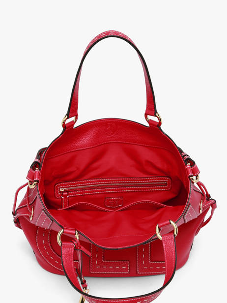 Handtas 150 Ans Lancel Rood 150 ans A14097 ander zicht 4