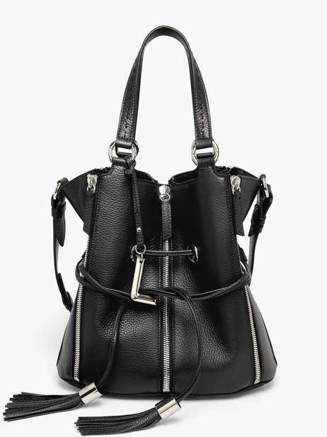 Handtas 150 Ans Leder Lancel Zwart 150 ans A14098