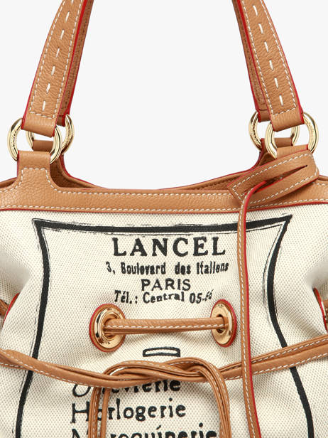 Handtas 150 Ans Lancel Beige 150 ans A14103 ander zicht 3