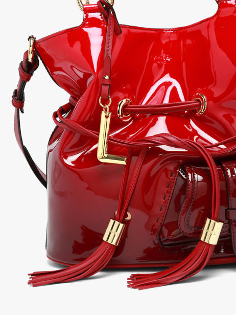 Handtas 150 Ans Lancel Rood 150 ans A14106 ander zicht 3