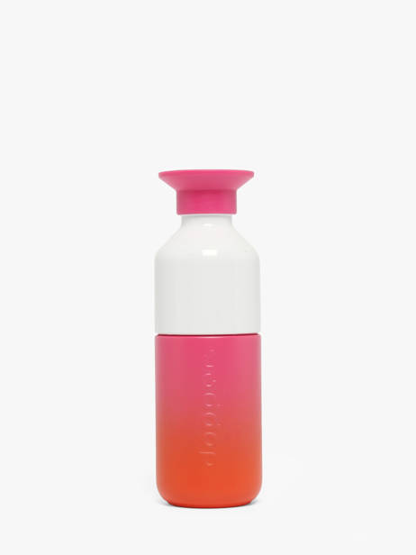 Drinkfles Steel 350 Ml Dopper Roze steel STEEL350
