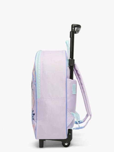 Rugzak Op Wieltjes 1 Compartiment Lilo & stitch Violet spring smiles 2105 ander zicht 2