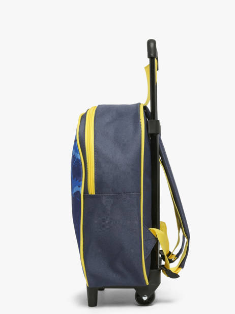 Rugzak Op Wieltjes 1 Compartiment Pokemon Blauw pokemon & friends 26KK204F ander zicht 2