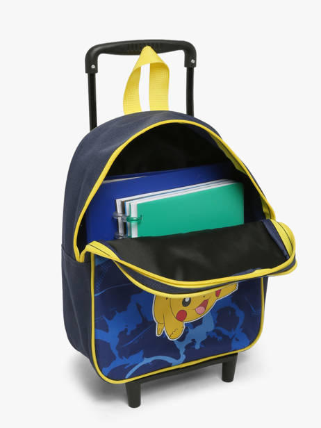 Rugzak Op Wieltjes 1 Compartiment Pokemon Blauw pokemon & friends 26KK204F ander zicht 3