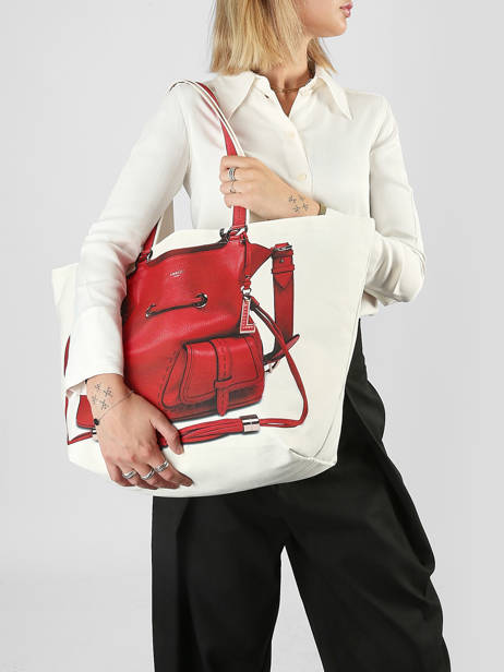 Schoudertas 150 Ans Lancel Rood 150 ans A14372 ander zicht 1