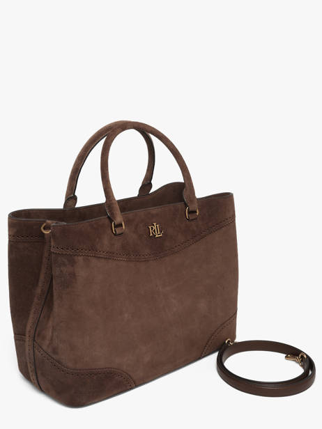Handtas Dryden Leder Lauren ralph lauren Bruin dryden 31P15645 ander zicht 1