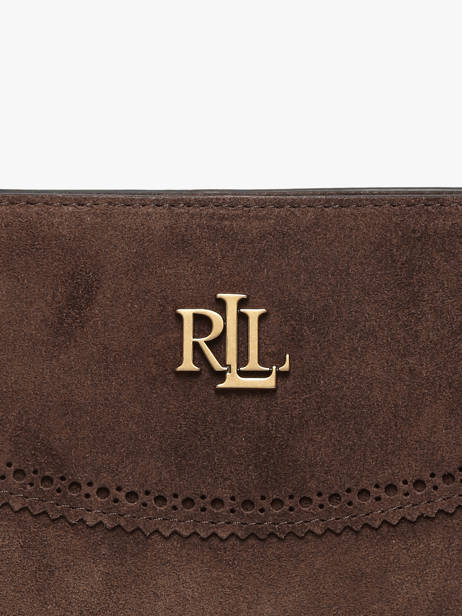 Handtas Dryden Leder Lauren ralph lauren Bruin dryden 31P15645 ander zicht 2