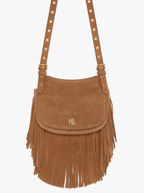 Cross Body Tas Dryden Leder Lauren ralph lauren Bruin dryden 31P11793 ander zicht 1