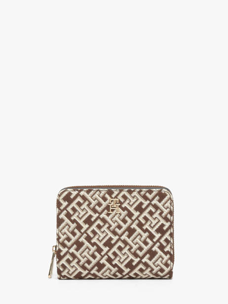 Portefeuille Tommy hilfiger Bruin th icon AW18759