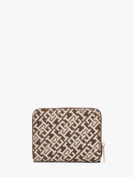 Portefeuille Tommy hilfiger Bruin th icon AW18759 ander zicht 2