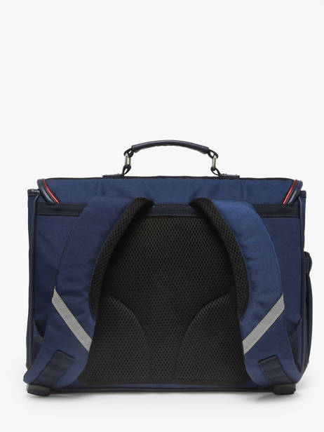 Boekentas 2 Compartimenten Caramel et cie Blauw boheme FI ander zicht 4
