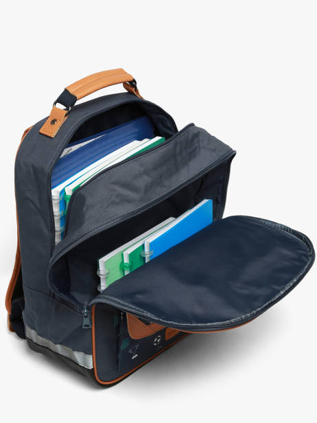 Rugzak 2 Compartimenten Tann's Blauw les fantaisies g 26742512 ander zicht 3