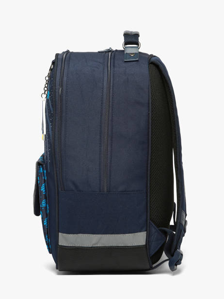 Rugzak 2 Compartimenten Tann's Blauw les fantaisies g 74151 ander zicht 2