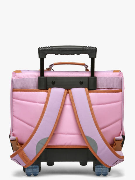 Boekentas Op Wieltjes 2 Compartimenten Tann's Violet les fantaisies f 42195 ander zicht 4