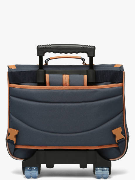 Boekentas Op Wieltjes 2 Compartimenten Tann's Blauw les fantaisies g 26432512 ander zicht 5