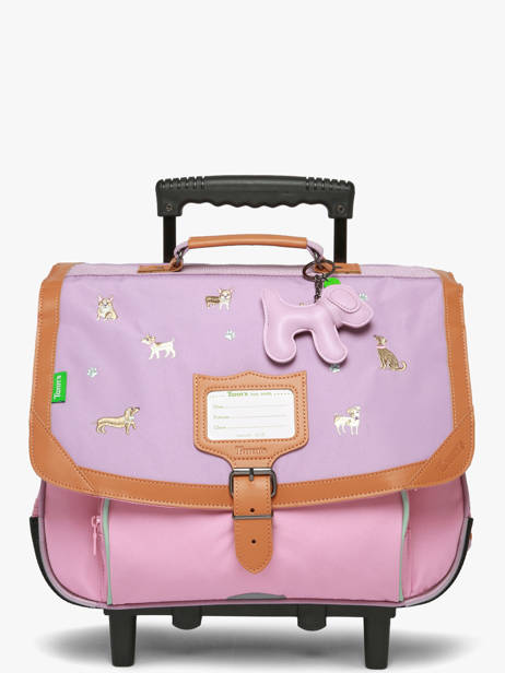 Boekentas Op Wieltjes 2 Compartimenten Tann's Violet les fantaisies f 42195