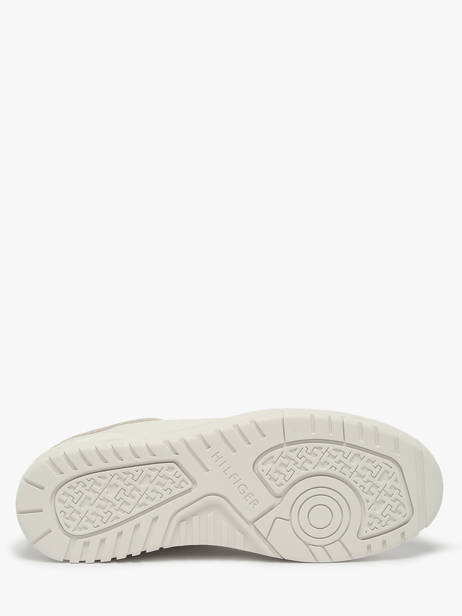 Sneakers Uit Leder Tommy hilfiger Wit men 5868YBL ander zicht 5