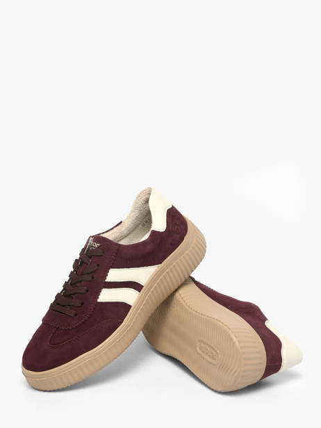 Sneakers Uit Leder Remonte Rood women 30 ander zicht 2