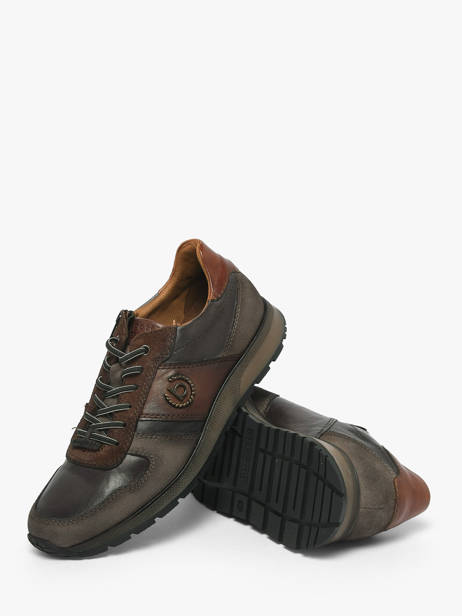 Sneakers Uit Leder Bugatti Grijs men 331APA04 ander zicht 2